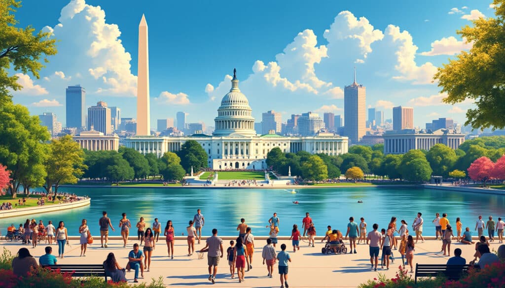 explore the diverse demographics and unique geography of washington dc. discover the cultural, economic, and social aspects that shape the nation's capital, along with a detailed analysis of its neighborhoods and population trends.
