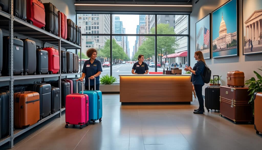 find convenient luggage storage solutions in washington dc. whether you're exploring the city for a day or in between travels, securely store your bags and enjoy hassle-free sightseeing.