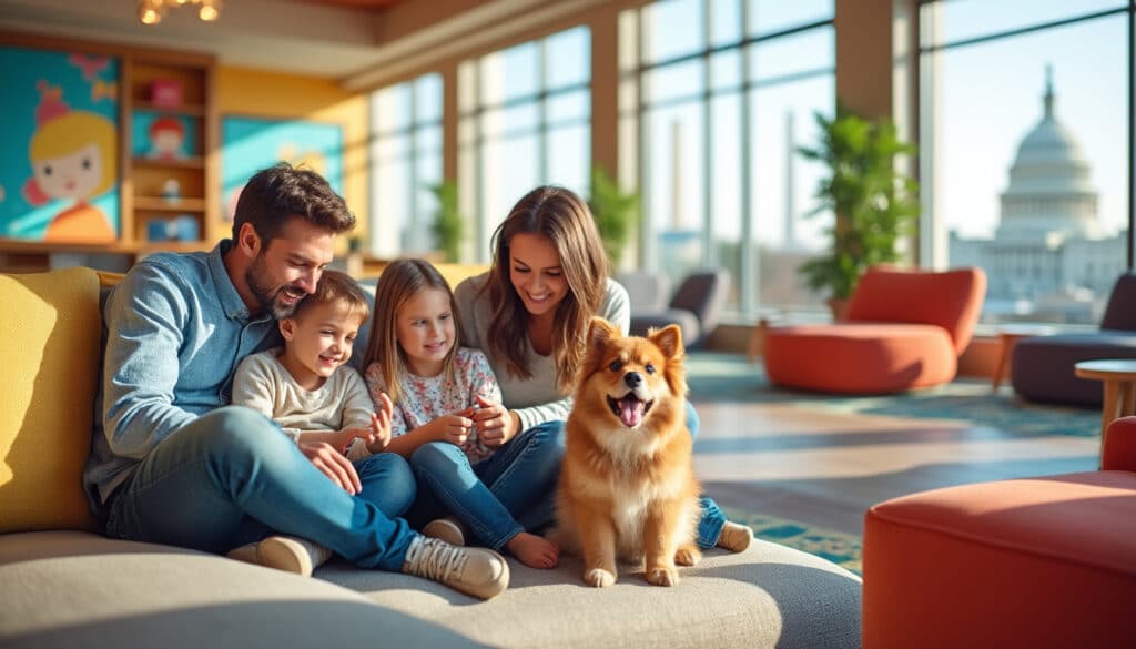discover the best family-friendly and pet-friendly accommodations in washington dc. explore top hotels, spacious suites, and cozy rentals that cater to both children and furry companions, ensuring a memorable and comfortable stay in the nation's capital.